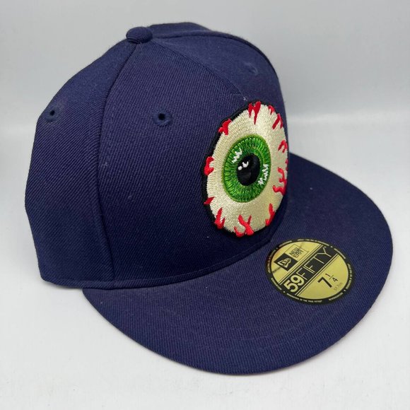 Mishka NYC Skateboard Eyeball 59Fifty 7 1/4 New Era Hat Fitted Cap Men - Picture 3 of 9